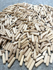 HARDWOOD DOWELS 6mm 8mm WOODEN Beechwood Chamfered Fluted Pin Wood Dowel 10-1000