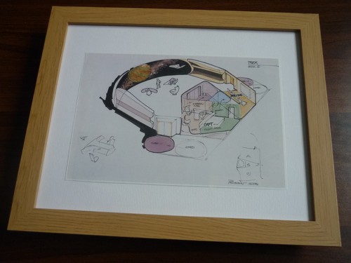 Framed 10x8 star trek early