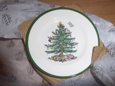 Brand New Spode Christmas Tree 4 side plates  7.5" boxed