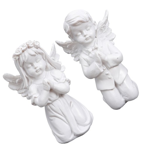 Pcs cherub figurines statues - 2,