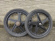 Black 5 Spoke BMX Mag Wheel