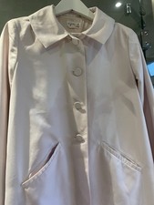 Agnes B Vintage Summer Rain Coat Pastel Dusk Pink Coat Size 12? Good Cond £350
