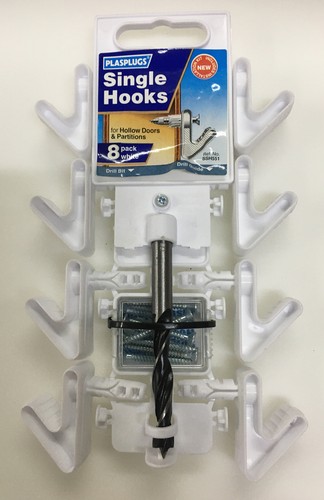 Plasplugs single hooks for - single,
