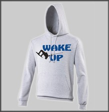 SANCTUARIES EDGE WAKE UP WAKEBOARDER HOODY WAKEBOARDING PRESENT WITH GIFT BAG