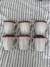 Denby England 6x Ivory Cups