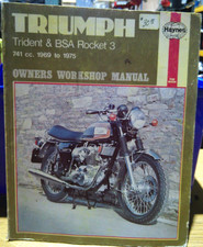 1975 HAYNES TRIUMPH TRIDENT &