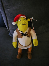 Play By Play Shrek 2 Ogre Santa Hat Soft Plush Stuffed Teddy Toy Xmas 10" 2004