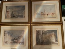National galleries Of Scotland Turner Venice Prints X 4  - Limited Print Run