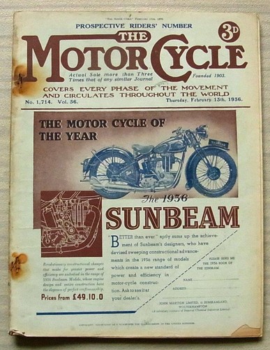 The motor cycle magazine - the,
