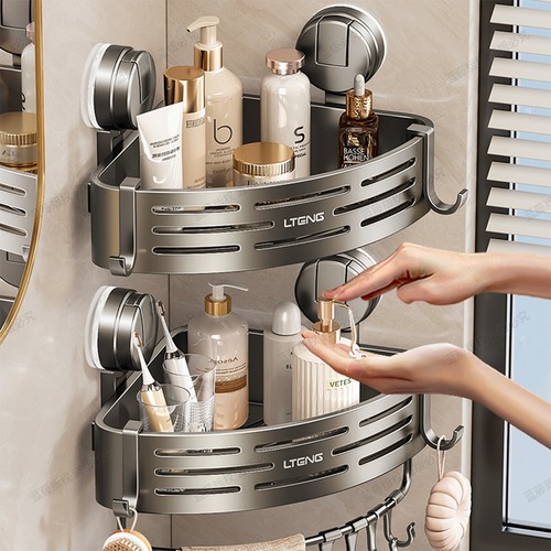 Shower caddy corner storage - shower,