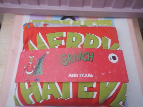 Official grinch mens pyjamas - grinch,