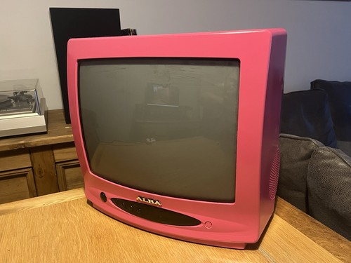 Alba inch crt cube tv - 14-inch,