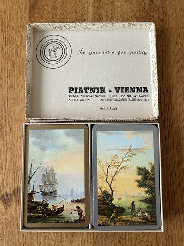 Vintage piatnik playing - piatnik, cards