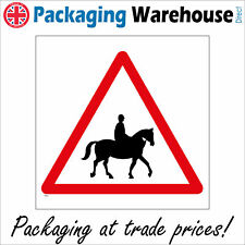 TR112 WARNING HORSES SIGN SHOW