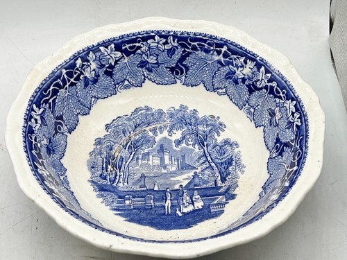 Vintage blue and white - blue,