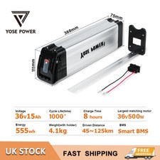 36V15Ah Electric Bike E-bike Lithium-ion Battery Lockable with USB Charging