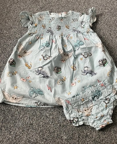 Girls 9m 2pc printed - m&s, 6-9m