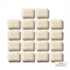 Lux Velvet Touch 18 Pack Soap Bars – Jasmine & Almond Oil | Family Value Set