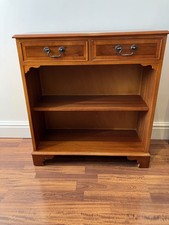 Reproduction Yew Bookcase With