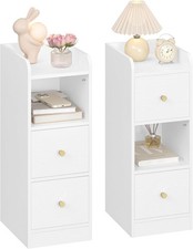 Hzuaneri Slim Bedside Tables