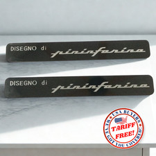 Pininfarina emblem 2pcs new - emblem,