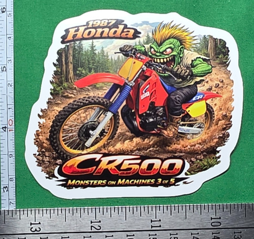 1987 honda cr500 9x9cm durable - 1987,