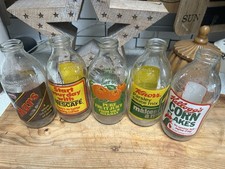 vintage advertising glass milk