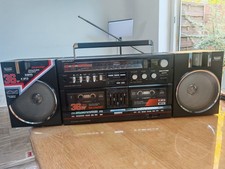 Sharp  Radio Cassette Recorder GF-700H.Rare Black Colour!!!