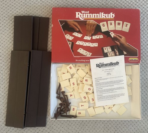 Vintage word rummikub - word,