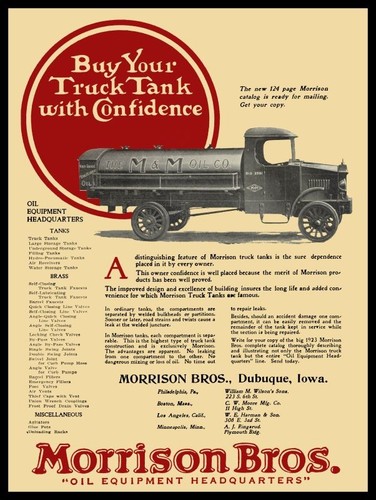1923 morrison bros m oil - morrison,