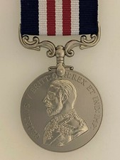 Superior Quality F/Size reproduction British Military Medal (MM) GV WW1 Type