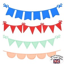 4 Stitch Patterned Bunting