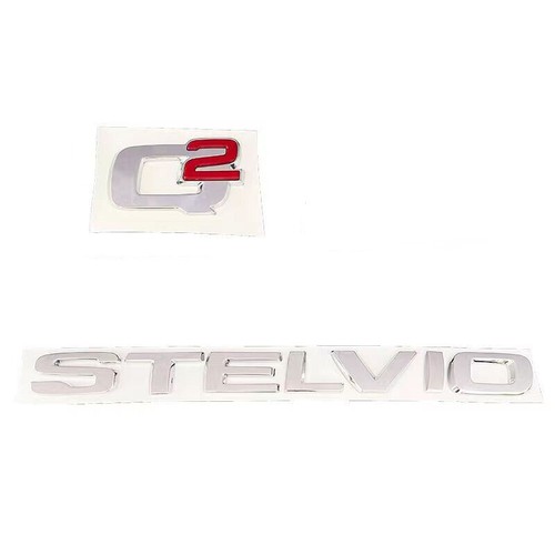 2pcs chrome alfa romeo - romeo, q2