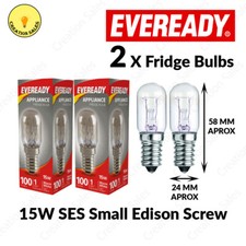 2 X Fridge Bulb Freezer 15w