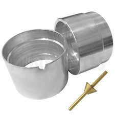 60mm Sand Cast Mould Aluminium Traditional Sand Casting Flask & Brass Sprue Set