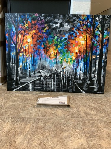 Leonid afremov misty mood - afremov"misty,