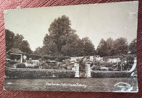 Antique postcard tisbury - antique,
