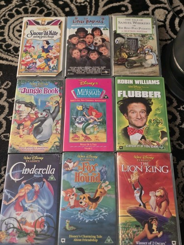 Job lot disney - of, vhs