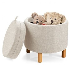 Modern round padded storage - padded,