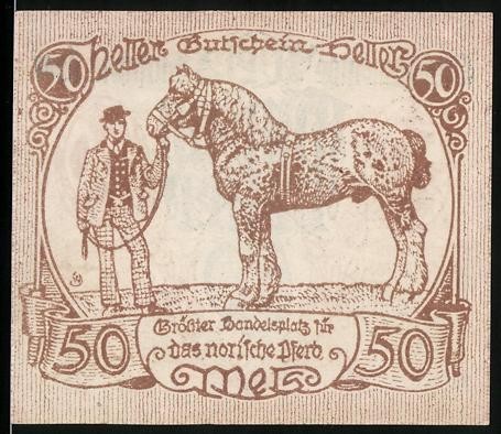 Emergency money wels 1920 - emergency,