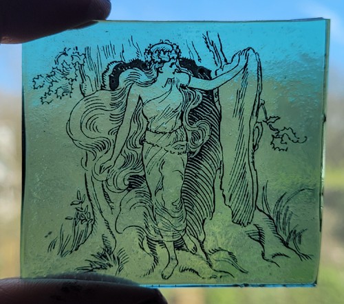 Stained glass lady - , goddess