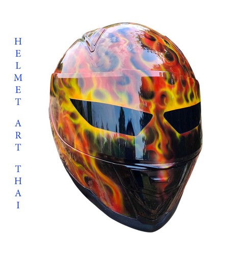 Custom airbrushed motorcycle - custom,