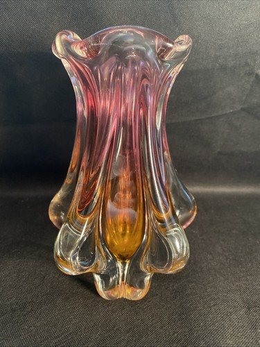 Heavy vintage pink amber - heavy,