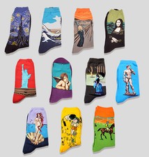 Famous Painting Socks Funky
