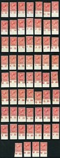 King george 1912 - 1d, red