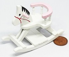Dolls House Rocking Horse Pink