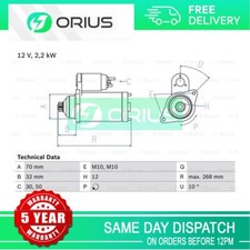 Starter Motor Orius Fits
