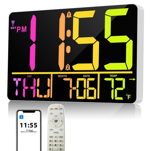 Large digital wall - large, clock