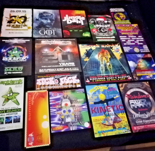 Rave flyer bundle x17 - rave,