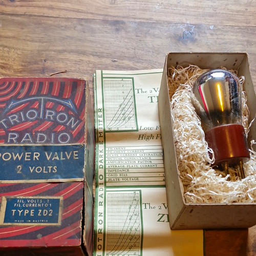 Triotron zd2 radio power valve - zd2,